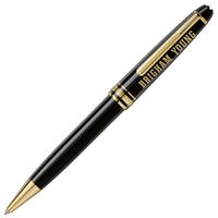 BYU Montblanc Meisterstück Classique Ballpoint Pen in Gold