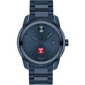 Temple University Men's Movado BOLD Blue Ion with Date Window - Image 2