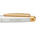 UConn Fountain Pen in Sterling Silver with Gold Trim - Image 2