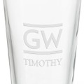 George Washington University 16 oz Pint Glass- Set of 2 - Image 3