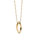 UC Irvine Monica Rich Kosann Poesy Ring Necklace in Gold - Image 2