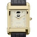 Berkeley Men's Gold Quad with Leather Strap - Image 1