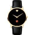 Clemson Men's Movado Gold Museum Classic Leather - Image 2