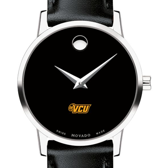 VCU Women's Movado Museum with Leather Strap - Image 1