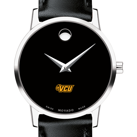 VCU Women's Movado Museum with Leather Strap