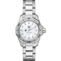 William & Mary Women's TAG Heuer Steel Aquaracer with Diamond Dial - Image 2