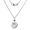 Michigan Ross Necklace with Charm in Sterling Silver - Image 2