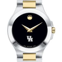 Houston Women's Movado Collection Two-Tone Watch with Black Dial