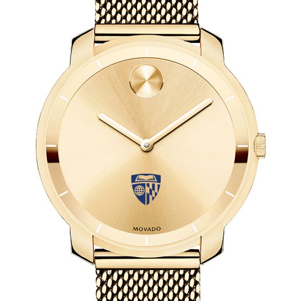 Johns Hopkins University Women's Movado Gold Bold 36