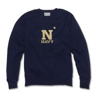 USNA Navy Blue and Gold Letter Sweater by M.LaHart