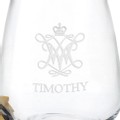 William & Mary Stemless Wine Glasses - Set of 4 - Image 3