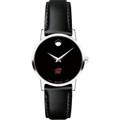 Central Michigan Women's Movado Museum with Leather Strap - Image 2
