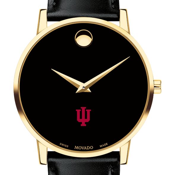 Indiana Men's Movado Gold Museum Classic Leather - Image 1
