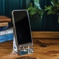 Berkeley Haas Glass Phone Holder by Simon Pearce - Image 3