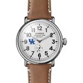 University of Kentucky Shinola Watch, The Runwell 47mm White Dial - Image 2