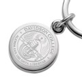 Davidson College Sterling Silver Insignia Key Ring - Image 2