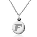 Fairfield Necklace with Charm in Sterling Silver - Image 1