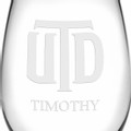 UT Dallas Stemless Wine Glasses Made in the USA - Set of 4 - Image 3
