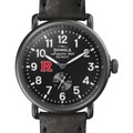 Rutgers Shinola Watch, The Runwell 41mm Black Dial - Image 1