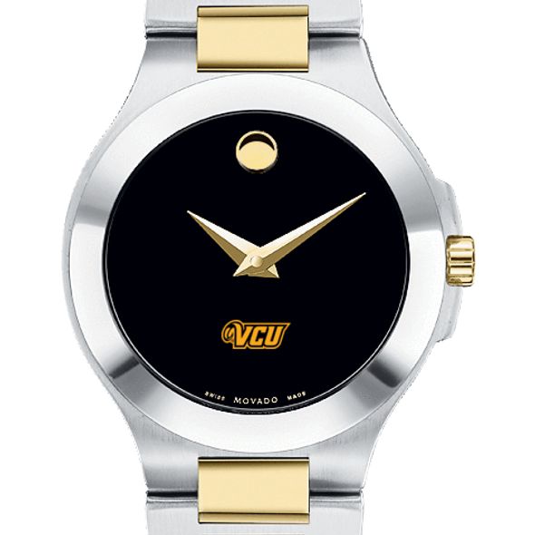 VCU Women's Movado Collection Two-Tone Watch with Black Dial - Image 1