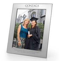Gonzaga Polished Pewter 8x10 Picture Frame