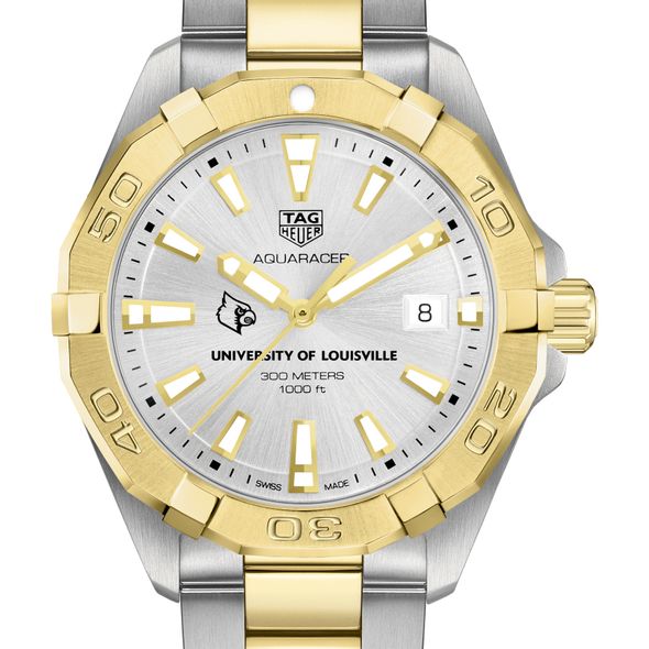 University of Louisville Men's TAG Heuer Two-Tone Aquaracer