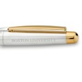 Boston University Fountain Pen in Sterling Silver with Gold Trim - Image 2