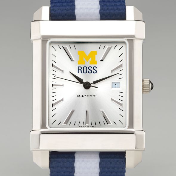 Michigan Ross Collegiate Watch with NATO Strap for Men - Image 1