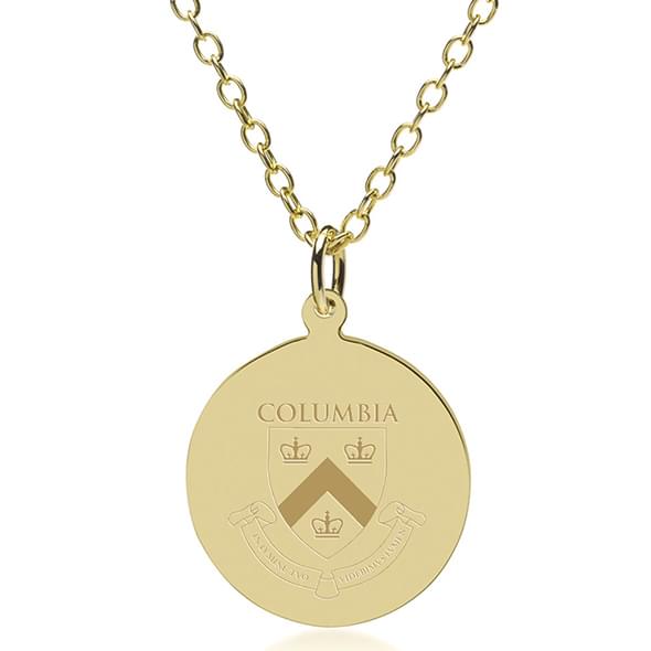 Columbia 18K Gold Pendant & Chain