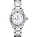 Brown Women's TAG Heuer Steel Aquaracer with Diamond Dial - Image 2