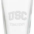 University of Southern California 16 oz Pint Glass- Set of 2 - Image 3