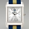 US Naval Academy Collegiate Watch with NATO Strap for Men - Image 1