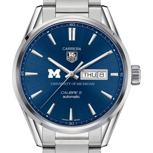 University of Michigan Men's TAG Heuer Carrera with Day-Date