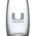University of Miami Glass Addison Vase by Simon Pearce - Image 2