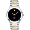 University of South Carolina Men's Movado Collection Two-Tone Watch with Black Dial - Image 2