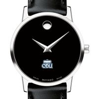 Old Dominion Women's Movado Museum with Leather Strap