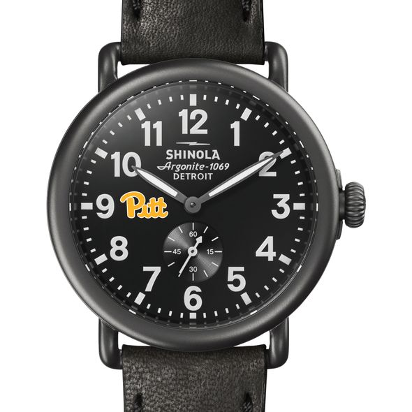 Pitt Shinola Watch, The Runwell 41mm Black Dial - Image 1