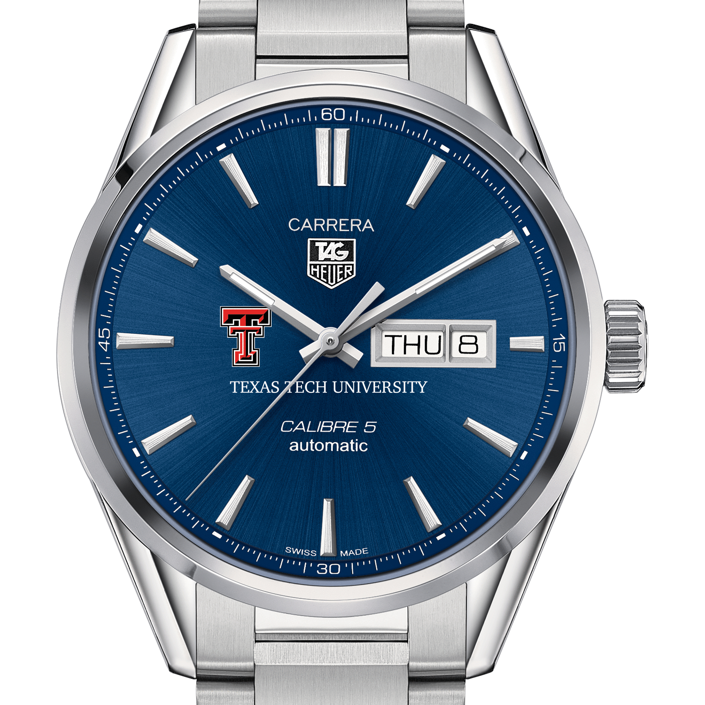 Texas Tech Men’s TAG Heuer Carrera with Day-Date