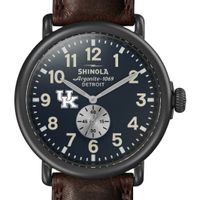 University of Kentucky Shinola Watch, The Runwell 47mm Midnight Blue Dial