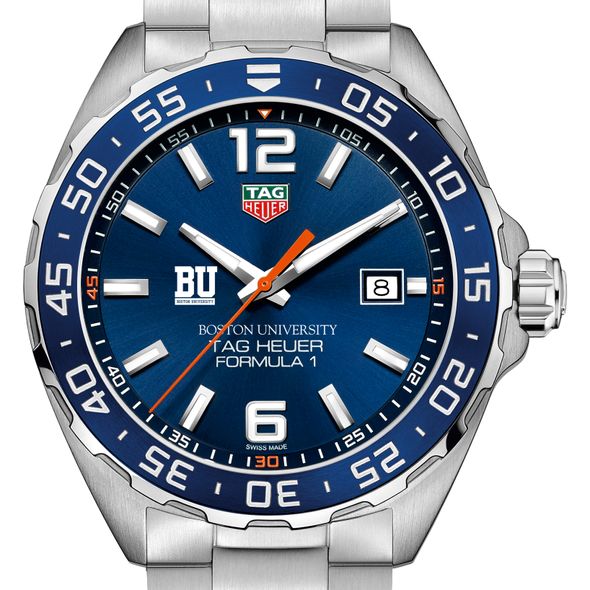 Boston University Men's TAG Heuer Formula 1 with Blue Dial & Bezel - Image 1