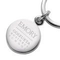Emory Goizueta Sterling Silver Insignia Key Ring - Image 2
