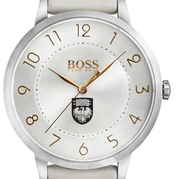 University of Chicago Women's BOSS White Leather from M.LaHart