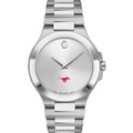 SMU Men's Movado Collection Stainless Steel Watch with Silver Dial - Image 2