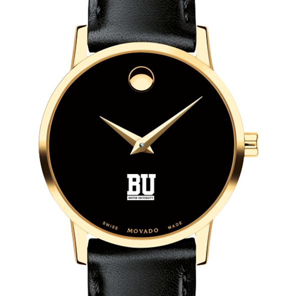 BU Women's Movado Gold Museum Classic Leather - Image 1