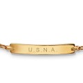 Naval Academy Monica Rich Kosann Petite Poesy Bracelet in Gold - Image 2