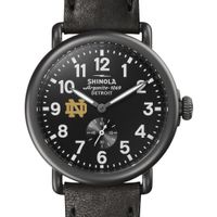 Notre Dame Shinola Watch, The Runwell 41mm Black Dial