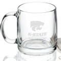 Kansas State University 13 oz Glass Coffee Mug - Image 2