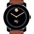 Wake Forest University Men's Movado BOLD with Brown Leather Strap - Image 1