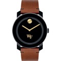 Wake Forest University Men's Movado BOLD with Brown Leather Strap - Image 2