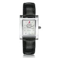 Alabama Women's Mother of Pearl Quad Watch with Leather Strap - Image 2